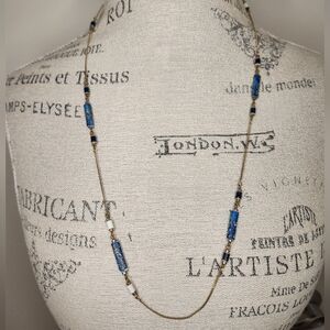 vintage handmade cloisine necklace